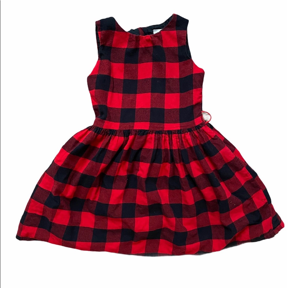 Girls Buffalo Check Dress